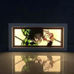 Anime Lamp Kamado Tanjirou /Figure Bedroom Decor Night Light Birthday Gift Led Light