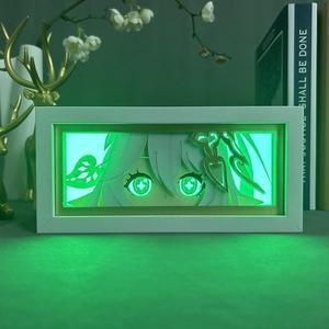 Genshin Impact Anime Lamp Nahida Figure Night Light Bedroom Decor Led Light Anime Desk Lamp Birthday Gift