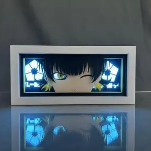 BLUE LOCK Anime Lamp Bachira Meguru Figure Bedroom Decor Night Light Birthday Gift Led Light