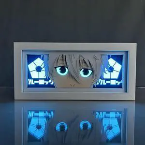 BLUE LOCK Anime Lamp Seishiro Nagi Figure Bedroom Decor Night Light Birthday Gift Led Light