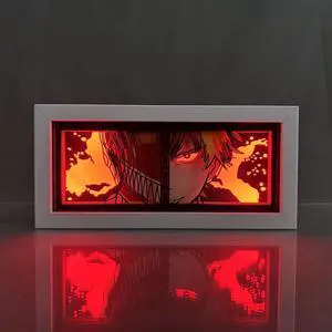 Chainsaw Man Anime Lamp Denji/Chainsaw Man Figure Night Light Bedroom Decor Led Light Anime Desk Lamp Birthday Gift