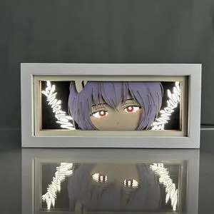 Anime Lamp Ayanami Rei/ Figure Night Light Bedroom Decor Led Light Anime Desk Lamp Birthday Gift