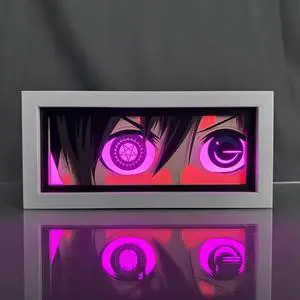 Anime Lamp Ciel Phantomhive Figure Night Light Bedroom Decor Led Light Anime Desk Lamp Birthday Gift