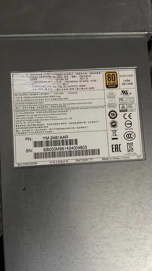 For YM-2461A YM-2461AAR inspur Inspur AS520E-M1 storage power supply