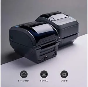 GX420t Thermal Transfer Desktop Printer Print Width of 4 in USB Serial and Ethernet Port Connectivity GX42-102410-000 (GX42-102410-000)