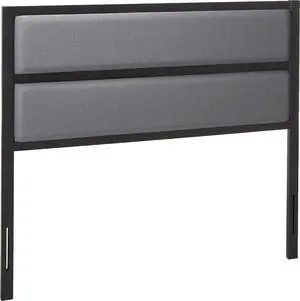 ZINUS Jessica Modern Studio Upholstered Metal Headboard, Full