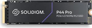 Solidigm P44 Pro 2TB M.2 2280 PCIe 4.0 NVMe Gen4 Gaming TLC Internal Solid State Drive (SSD) SSDPFKKW020X7X1