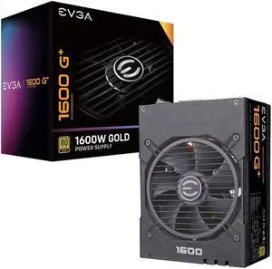 EVGA SuperNOVA 1600 G+, 80+ GOLD 1600W, Fully Modular, 10 Year Warranty, Includes FREE Power On Self Tester, Power Supply - 220-GP-1600-X1 EVGA SuperNOVA 1600 G+, 80+ GOLD 1600W, Fully Modular, 10 Year Warranty, Includes FREE Power On Self Tester, Power Supply - 220-GP-1600-X1