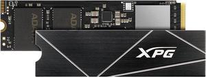 XPG 1TB GAMMIX S70 Blade - Works with Playstation 5, PCIe Gen4 M.2 2280 Internal Gaming SSD Up to 7,400 MB/s (AGAMMIXS70B-1T-CS)