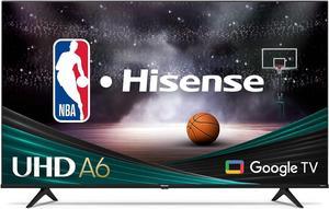 Hisense 75Inch Class A6 Series 4K UHD Smart Google TV with Alexa Compatibility Dolby Vision HDR DTS Virtual X Sports  Game Modes Voice Remote Chromecast Builtin 75A6H