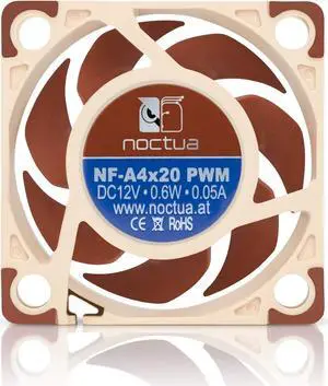 Noctua NF-A4x20 PWM, Premium Quiet Fan for Server, 4-Pin (40x20mm, Brown)