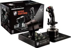 Thrustmaster HOTAS Warthog Flight Stick, Throttle and Control Panel for Flight Simulation, Official Replica of the U.S Air Force A-10C Aircraft (PC)