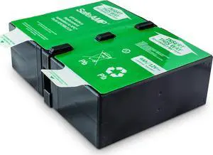 SafeAMP UPS 9Ah, 24VDC VRLA Battery Replacement APCRBC124 Compatible with APC UPS Models BR1000G, BX1350M, BN1350G, BX1000G, BX1300G.