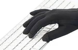 The Writer's Glove® | Thin, Warm Typing Gloves for Computer Keyboards L