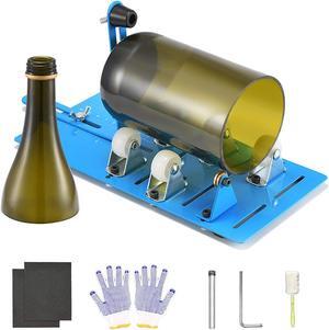 GREFIC Glass Bottle Cutter, Bottle Cutter & Glass Cutter Kit for Wine, Beer, Liquor, Whiskey, Alcohol, Champagne Bottles, DIY Machine for Round Bottles and Square Bottles Home Decor