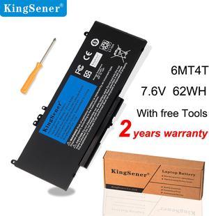 KingSener 6MT4T Replacement Battery Laptop Notebook Batteries For Dell Latitude E5470 E5570 Series Precision M3510 79VRK 07V69Y TXF9M 7.6V 62WH 4 Cells
