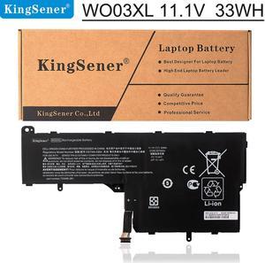 Kingsener WO03XL Laptop Battery for HP Split 13-M 13-M001TU 13-M002TU 13-M003TU 13T-M000 13T-M100 CTO X2 Series Notebook HSTNN-DB5I HSTNN-IB5I TPN-Q133 725496-2B1 725496-271 11.1V 33Wh 2950mAh