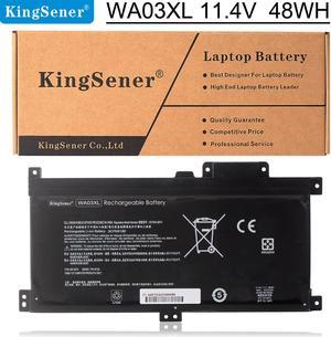 Kingsener WA03XL Laptop Battery For HP Pavilion X360 14-BA 15-BK 15-BR 15-BR001TX Series Notebook HSTNN-UB7H TPN-W126 916367-541 HSTNN-LB7T 916367-421 916812-055 916812-855 11.4V 48Wh