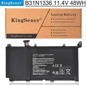 KingSener B31N1336 C31-S551 Laptop Battery for ASUS VivoBook S551 S551LB S551LA R553L R553LN R553LF K551LN V551 V551LA