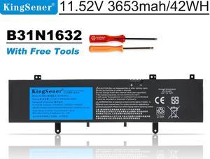 Kingsener B31N1632 Laptop Battery For Asus Vivobook 14 X405 X405U X405UA X405UQ X405UR Zenbook S4100U S4100UQ S4200UQ Series 0B200-02540000 3ICP5/57/81 11.52V 42Wh