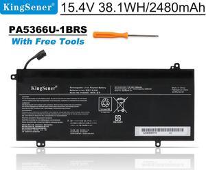 KingSener PA5366U-1BRS Laptop Battery For Toshiba Dynabook Satellite Pro L50-G 11P 13Q 138 15Q 17P Series 4ICP6/47/61 15.4V 38.1WH/2480mAh