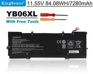 Kingsener YB06XL Laptop Battery For HP Spectre X360 15-CH 15-CH002TX 15-CH013TX 2018 Series Notebook HSTNN-DB8H HSTNN-DB8V TPN-Q200 928427-271 928427-272 Kingsener YB06XL Laptop Battery For HP Spectre X360 15-CH 15-CH002TX 15-CH013TX 2018 Series Notebook HSTNN-DB8H HSTNN-DB8V TPN-Q200 928427-271 928427-272