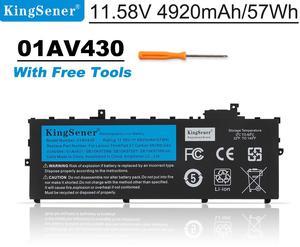 Kingsener 01AV494 01AV430 4.92Ah Laptop Battery For Lenovo Thinkpad X1 Carbon 5th 2017 6th 2018 Series 01AV429 SB10K97586 01AV431 SB10K97587 SB10K97588