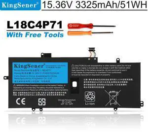 Kingsener L18C4P71 Laptop Battery 15.36V For Lenovo ThinkPad X1 Yoga 4th Gen / X1 Carbon Gen 7th 8th Series SB10K97644 02DL006 02DL004 L18L4P71 SB10K97642 02DL005 L18M4P72 SB10K97643