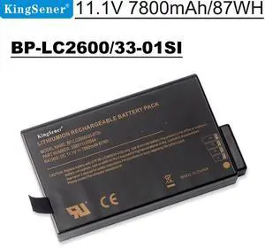 KingSener New Laptop Battery Notebook Batteries for Getac X500 V100 V1010 V200 M230 BP-LP2900/33-01PI 338911120104 BP-LC2600/33-01S1 10.8V 7800mAh