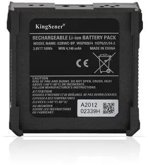 KingSener G2BWC-BP WGP02614 Li-lon Rechargeable Battery For Motorola V300 body Camera