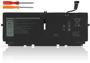 722KK Laptop Battery For Dell XPS 13 9300 9310 9380 Series P117G P117G001 P117G002 2XXFW FP86V WN0N0 52WH