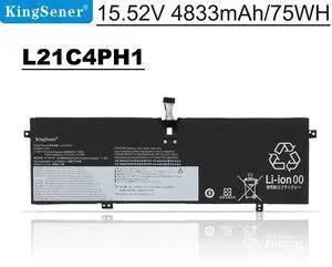 KingSener L21C4PH1 Laptop Battery For Lenovo Yoga Slim 9-14IAP7 82T0 Slim 9-14IAP7 82T1 Series L21M4PH1 L21L4PH1 L21D4PH1 75WH