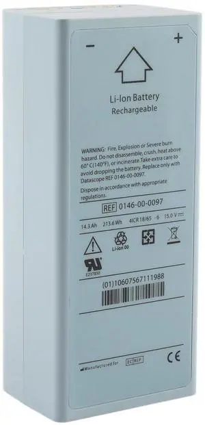kingsener 0146-00-0097 Battery For MAQUET CARDIOSAVE Hybrid Datascope 15V 14.3Ah 213.6WH