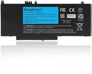 KingSener G5M10 Laptop battery For DELL Latitude E5250 E5450 E5550 8V5GX R9XM9 WYJC2 1KY05 7.4V 51WH Free Tool Notebook Replacement KingSener G5M10 Laptop battery For DELL Latitude E5250 E5450 E5550 8V5GX R9XM9 WYJC2 1KY05 7.4V 51WH Free Tool Notebook Replacement