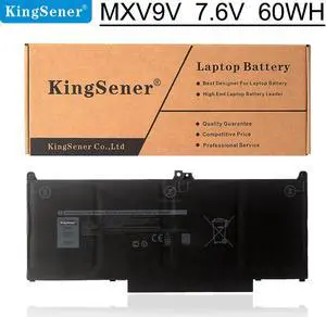 Kingsener MXV9V 60Wh/7500mAh Laptop Battery For Dell Latitude 7300 7400 5300 5310 For DELL Latitude 5300 5310 2-in-1