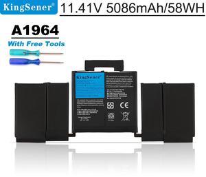 Kingsener A1964 Laptop Battery for MacBook Pro 13" A1989 (Mid 2018 2019) A2251(2020 Release) EMC 3214 3358 3348 MR9Q2LL/A MR9R2LL/A MR9T2LL/A MR9U2LL/A MR9V2LL/A MV962LL/A MV9A2LL/A
