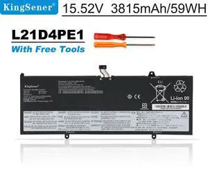 KingSener L21M4PE2 L21C4PE2 L21D4PE1 Laptop Battery For Lenovo Yoga 6-13ABR8 Yoga 6-13ALC7 L21L4PE2 SB11F29412 5B11F29411 SB11F29410 5B11F29414