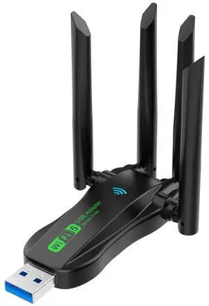 5G Wifi Adapter WiFi Usb 3.0 Adapter 1300Mbps Wireless Network Card Wifi Dongle Receiver Lan Ethernet Adaptor For Pc Laptop