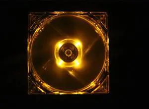 12cm Blue LED Fan for Cooling, 12cm Silent Computer Power Supply Case CPU Fan