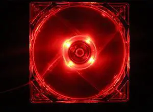 12cm Blue LED Fan for Cooling, 12cm Silent Computer Power Supply Case CPU Fan