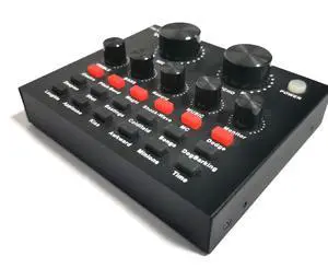 Live streaming sound card, USB stereo recording and mixing, independent device, surround sound, surround stereo.