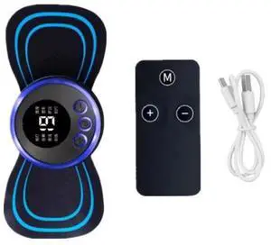 EMS Neck Massage Electric Massager Cervical Neck Back Patch 8 Mode Pulse Muscle Stimulator Portable Relief Pain