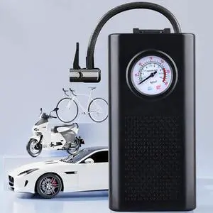 Electric Air Compressor 80W USB Charging Handheld Air Pump Multifunctional Motorcycle Tyre Inflator for Motorbike Auto Bicycle