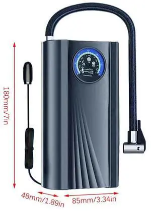 12V Car Tire Inflator High Precision Mini Tire Pump Quick Inflating Electronic Inflatable Pump For Motorcycle Car Bike