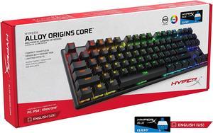 HyperX Alloy Origins RGB 104 Gaming Keyboard (HX-KB6BLX-US) (Blue)