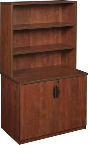 Regency Legacy 29 in. Storage Cabinet with Open Hutch- Cherry