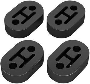 LCGP Exhaust Rubber Hanger, Universal Muffler Bushing Compatible with F150 Dodge Toyota Mustang RAV4, 2 Holes 4PCS, Hole Diameter 0.45"