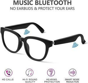 Smart Bluetooth Glasses Music Glasses Smart Audio Glasses Waterproof and Dustproof Voice Control Bluetooth 5.0 Blue Light Proof