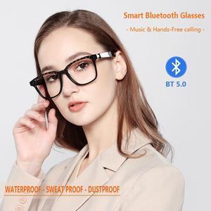 TWS Smart Glasses With Bluetooth 5.0 Wireless Waterproof Bluetooth Smart Glasses Sunglasses for Driving Anti-blue Light Glasses