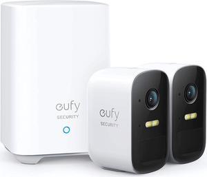 Security, Cam 2C 2-Cam Kit, Security Camera Wireless Outdoor, Home Security System, HomeKit Compatibility, 1080p HD, IP67, Night Vision, Motion Only Alert, No Monthly Fee